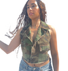 Camo Halter Top